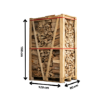 Bois de chauffage 100% Hêtre, L.33cm, 3 stères – Image 3