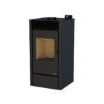 Poêle mixte hybride ventilé bois granules – BRONPI Hybrid 10 kW – Image 2