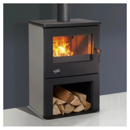 Godin Poêle à bois Chinon 362113 - Gris argent