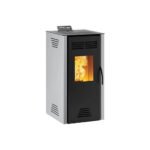 INVICTA Adrano 7 Plus - Poêle à granulés gris - 7 kW