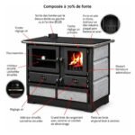Interstoves Cuisinière à bois MAGNUM MBS en fonte | Sortie côté droit - – Image 2