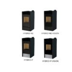 Poêle mixte hybride ventilé bois granules – BRONPI Hybrid 10 kW – Image 4