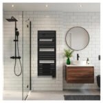 Sèche-serviettes électrique à inertie fluide Asama II 1750W SAUTER noir – Image 2