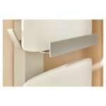 Radiateur sèche-serviettes connecté Amarilis mât à droite 650W beige/blanc - ATLANTIC - 862577 – Image 3