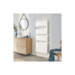 Radiateur sèche-serviettes connecté Adelis avec soufflerie 1750W Blanc Carat - ATLANTIC - 861645 – Image 2