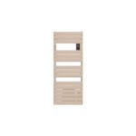 Radiateur sèche-serviettes connecté Adelis avec soufflerie 1500W Beige - ATLANTIC - 861547