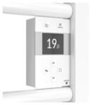 Radiateur sèche-serviettes connecté Doris avec soufflerie 2000W Noir - ATLANTIC - 851228 – Image 4