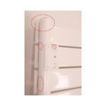 Radiateur sèche-serviettes connecté Adelis avec soufflerie 2000W Blanc Brillant - ATLANTIC - 861918 – Image 8