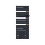 Sèche-serviettes connecté Allure 4 avec soufflerie 1750W Ardoise/Chêne Mat à droite - THERMOR - 483282