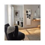 Radiateur sèche-serviettes et soufflerie 1500W connecté Blanc satiné fond Anthracite OOK - INTUIS - NEK2525TCEC – Image 8
