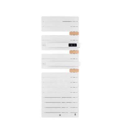 Sèche-serviettes connecté Allure Virtuose avec soufflerie 1750W Blanc mat/Chêne Mat à droite - THERMOR - 483132