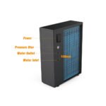 Pompe à chaleur air-eau monobloc ALSAVO 16kW Inverboost réversible chauffage refroidissement eau chaude WiFi classe A+++. – Image 3