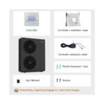 Pompe à chaleur air-eau monobloc ALSAVO 16kW Inverboost réversible chauffage refroidissement eau chaude WiFi classe A+++. – Image 9