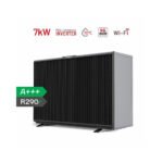 Pompe à chaleur air-eau monobloc ALSAVO Zealux Inverboost Plus 7kW réversible multifonction A+++ connectée Wifi.