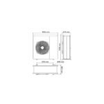 Pompe à chaleur Connecté Air / Eau monobloc Nimbus Plus M avec appoint électrique Ariston 8 kW Triphasé – Image 5