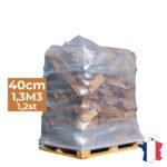 J'ENVOIE DU BOIS - Bois de Chauffage 40cm - Palette de 1,3m3 - 1,2 St. de Bûches Extra sèches (étuvées) - Poêle, Insert cheminée, Brasero - Bois durs