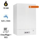 Chaudière électrique RIELEC CMX 15I NES avec ballon eau chaude ELNUR GABARRON