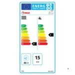 Chaudière électrique Elnur RIELEC CMX 15 Pi avec ballon eau chaude, conçue pour une installation au sol – Image 6