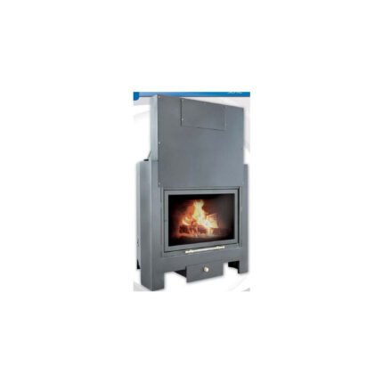 Cheminée à bois série Valle mod. 144 avec hotte ventilée