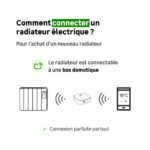 Radiateur électrique connecté double système de chauffe 2000W Evolution NOIROT H – Image 5