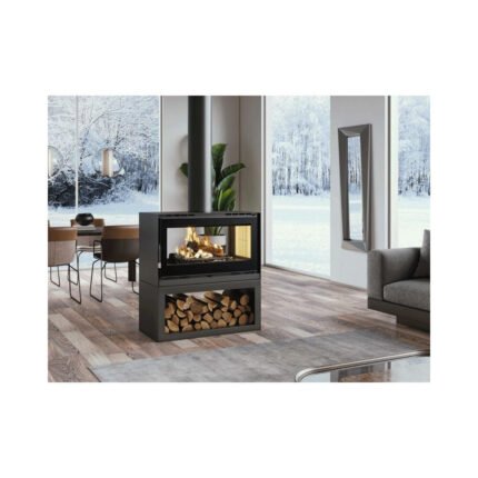 Poêle à bois 2 vitres – FIREMATIC Ottawa – S 12.6 kW