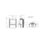 Poêle à bois raccordable en fonte – LA NORDICA Jennifer.16 7.7 kW – Image 3